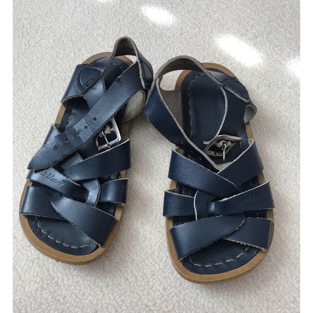 Navy Salt Water Sandals sz. 6
